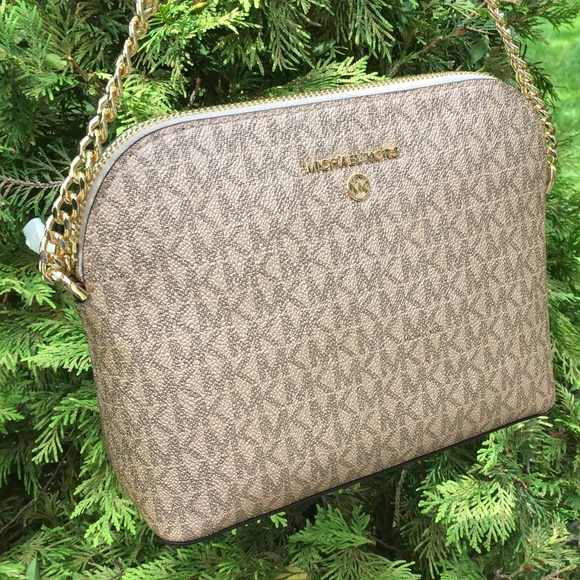 Michael Kors Cindy Rose Gold Dome Crossbody Bag - Picture 7 of 16